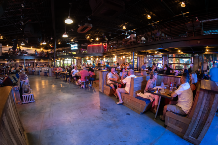 wharf booths downstairs