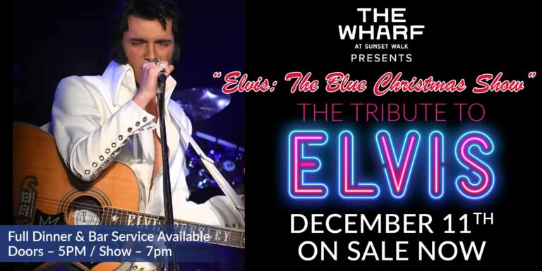 Elvis the Blue Christmas Show - The Tribute to Elvis: December 11, 2025 at the Wharf at Sunset Walk